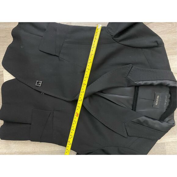 Valencia Black Double Breasted Blazer, Classic Design, Size Small - Picture 3 of 11